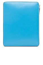 COMME des GARCONS Classic iPad Case in Blue, view 2, click to view large image.