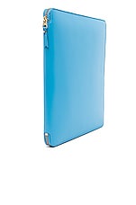 COMME des GARCONS Classic iPad Case in Blue, view 3, click to view large image.