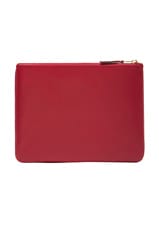 COMME des GARCONS Classic Pouch in Red, view 2, click to view large image.