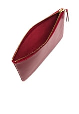 COMME des GARCONS Classic Pouch in Red, view 4, click to view large image.