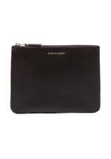 COMME des GARCONS Classic Pouch in Black, view 1, click to view large image.