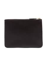 COMME des GARCONS Classic Pouch in Black, view 2, click to view large image.