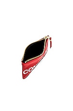 COMME des GARCONS Huge Logo Wallet in Red, view 4, click to view large image.