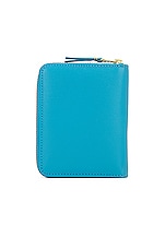 COMME des GARCONS Classic Leather Wallet in Blue, view 2, click to view large image.