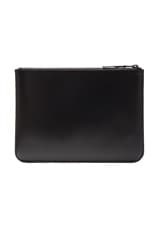 COMME des GARCONS Pouch in Very Black, view 2, click to view large image.