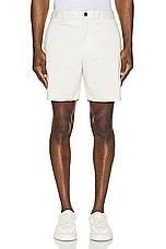 Club Monaco Baxter Chino Short in Khaki Stone, view 3, click to view large image.