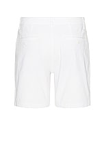 Club Monaco Baxter Texture Short in White, view 2, click to view large image.