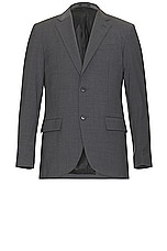 Club Monaco Travel Suit Blazer in Grey, view 1, click to view large image.