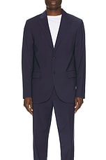 Club Monaco Travel Suit Blazer in Navy, view 3, click to view large image.