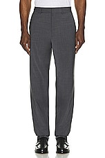 Club Monaco Travel Suit Trouser in Grey, view 3, click to view large image.