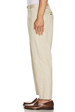 Club Monaco Straight Cropped Fit Pant in Tidal Foam, view 4, click to view large image.