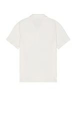 Club Monaco Terry Polo in White, view 2, click to view large image.