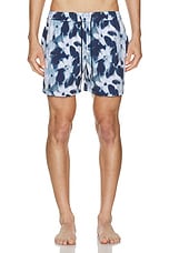 Club Monaco Cody Short in Blue Mix, view 3, click to view large image.