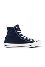 Converse Chuck Taylor All Star Hi Sneaker in Navy, view 1, click to view large image.