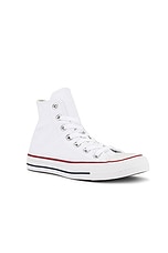 Converse Chuck Taylor All Star Hi Sneaker in Optical White, view 2, click to view large image.