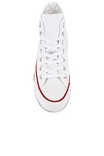 Converse Chuck Taylor All Star Hi Sneaker in Optical White, view 4, click to view large image.