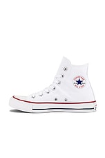 Converse Chuck Taylor All Star Hi Sneaker in Optical White, view 5, click to view large image.