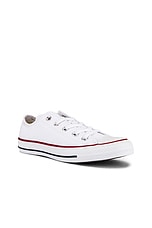 Converse Chuck Taylor All Star Sneaker in Optical White, view 2, click to view large image.