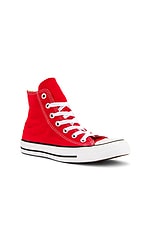 Converse Chuck Taylor All Star Hi Sneaker in Red, view 2, click to view large image.