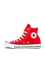 Converse Chuck Taylor All Star Hi Sneaker in Red, view 5, click to view large image.