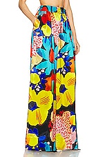 Christopher John Rogers Petunia Floral Wide Leg Trouser in Multicolor, view 2, click to view large image.