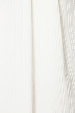 Christopher John Rogers Elastic Waist Wide Leg Pant in Marshmallow, view 5, click to view large image.