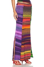 Christopher John Rogers for FWRD Maxi Skirt in Pumpernickel Multi, view 2, click to view large image.