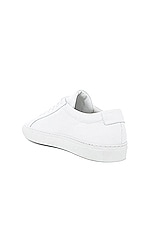 Common Projects Original Leather Achilles Low in White, view 4, click to view large image.