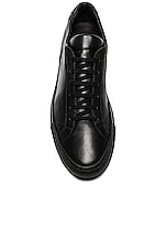 Common Projects Original Leather Achilles Low in Black, view 3, click to view large image.