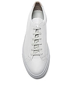 Common Projects Original Leather Achilles Low in Grey, view 4, click to view large image.