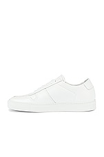 Common Projects Leather BBall Low in White, view 5, click to view large image.