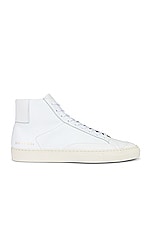 Common Projects Achilles High in White, view 1, click to view large image.