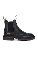 Common Projects Winter Chelsea Boot in Black, view 1, click to view large image.