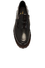 Common Projects Loafer with Lug Sole in Black, view 4, click to view large image.