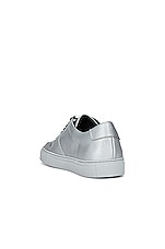 Common Projects Bball Classic Sneaker in Silver, view 3, click to view large image.