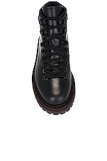 Common Projects Hiking Boot in Black, view 4, click to view large image.