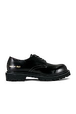 Common Projects Super Sole Derby in Black, view 1, click to view large image.