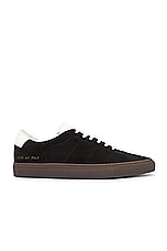 Common Projects Tennis 70 Sneaker in Black, view 1, click to view large image.