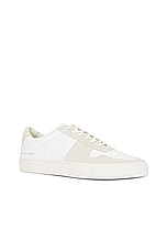 Common Projects Bball Duo Sneaker in White, view 2, click to view large image.