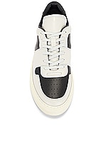 Common Projects Decades Sneaker in Black & White, view 4, click to view large image.