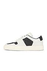 Common Projects Decades Sneaker in Black & White, view 5, click to view large image.
