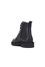 Common Projects Combat Boot in Black, view 3, click to view large image.