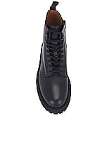 Common Projects Combat Boot in Black, view 4, click to view large image.