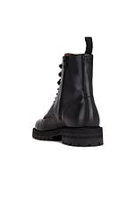 Common Projects Combat Boot in Black, view 3, click to view large image.