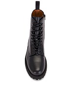 Common Projects Combat Boot in Black, view 4, click to view large image.