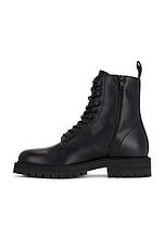 Common Projects Combat Boot in Black, view 5, click to view large image.