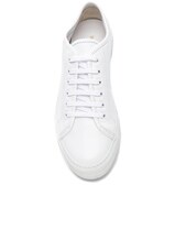 Common Projects Leather Tournament Low Super in White, view 4, click to view large image.
