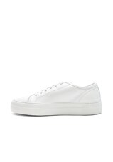Common Projects Leather Tournament Low Super in White, view 5, click to view large image.