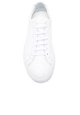 Common Projects Leather Original Achilles Low in White, view 4, click to view large image.