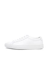 Common Projects Leather Original Achilles Low in White, view 5, click to view large image.
